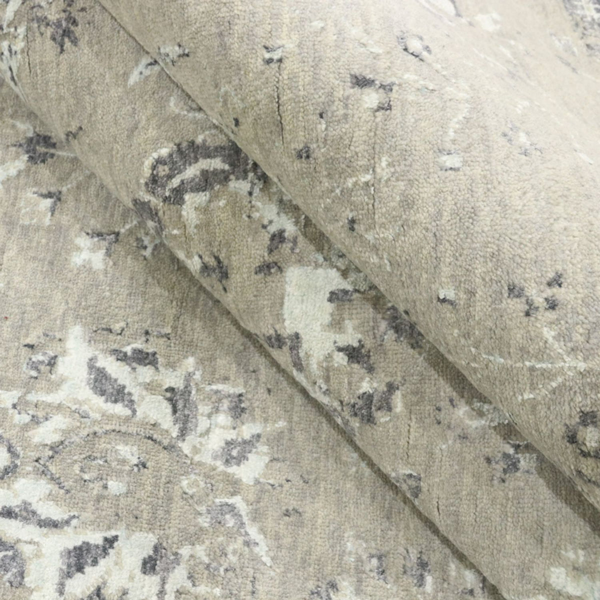 Designermatta - 305 x 244 cm - silver