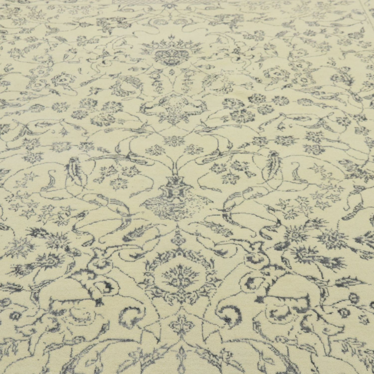 Designermatta - 293 x 199 cm - grädde