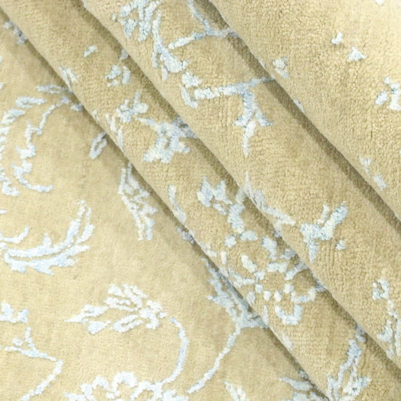 Designermatta - 306 x 243 cm - ljusblå