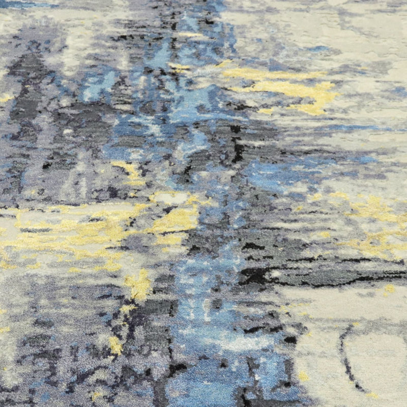 Designermatta runt  - 249 x 249 cm - flerfärgad