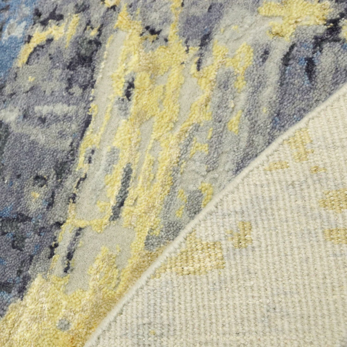 Designermatta runt  - 249 x 249 cm - flerfärgad