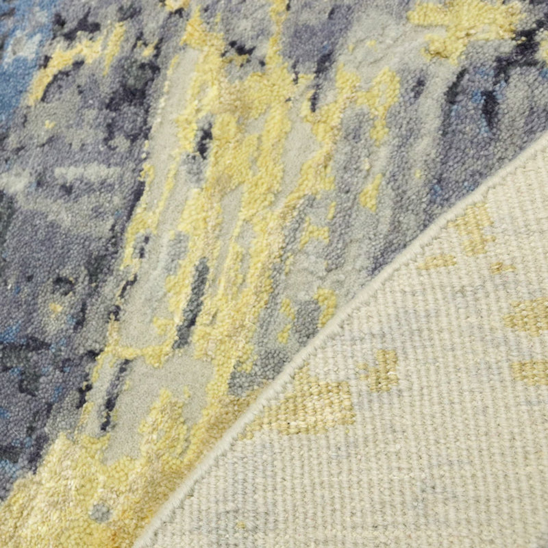 Designermatta runt  - 249 x 249 cm - flerfärgad