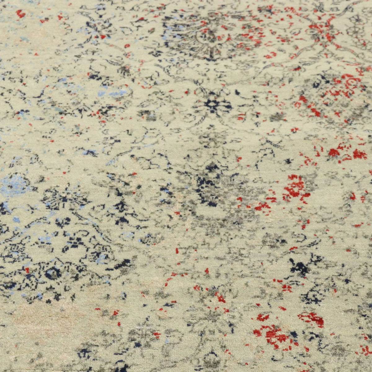 Designermatta - 281 x 183 cm - flerfärgad