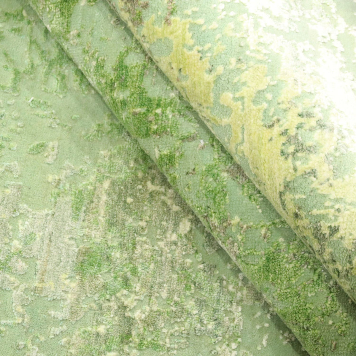 Designermatta - 247 x 175 cm - grön