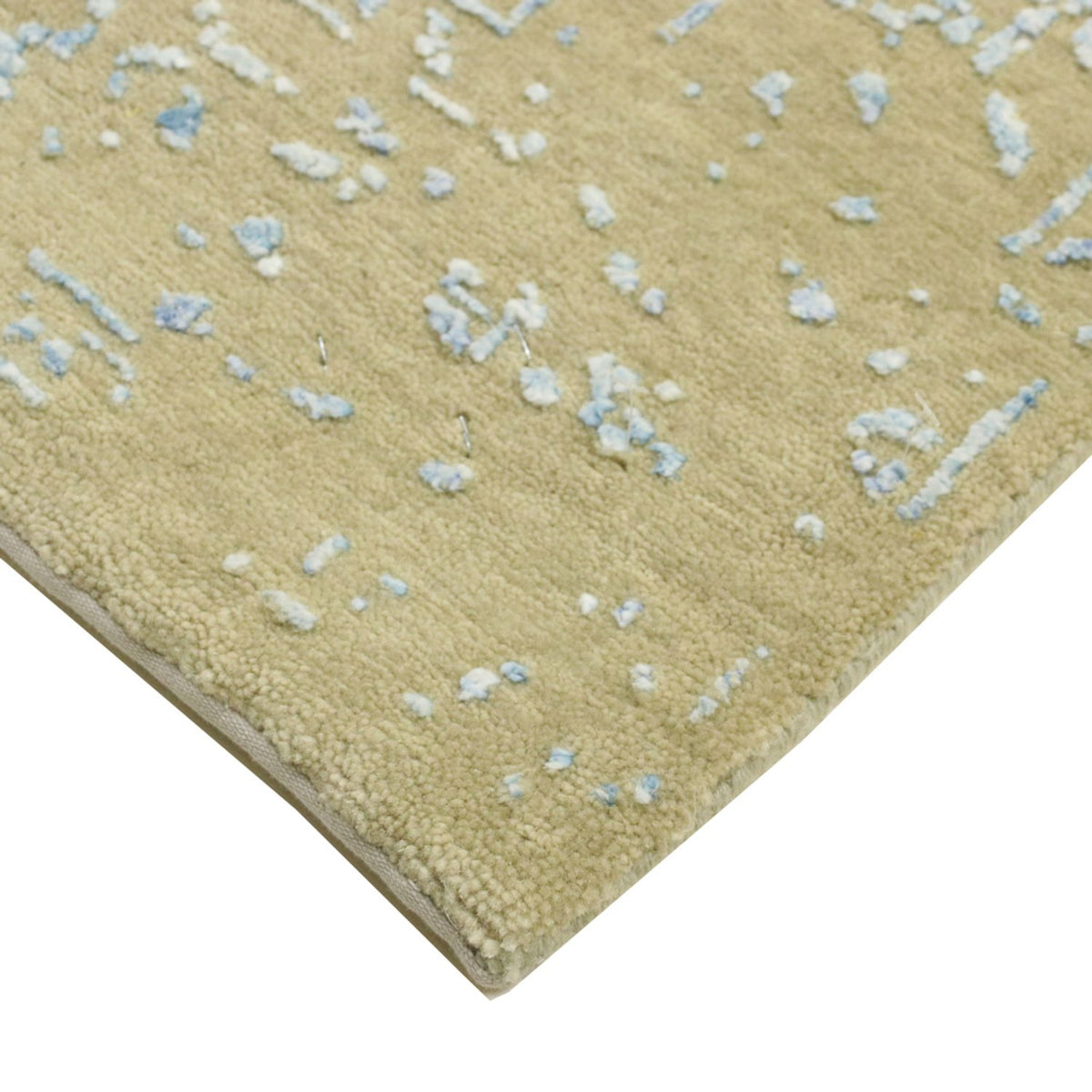 Designermatta - 182 x 119 cm - ljusblå