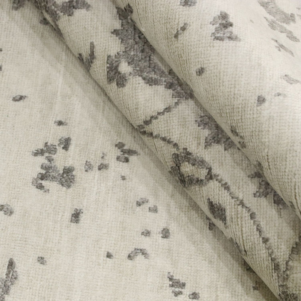 Designermatta - 204 x 148 cm - grått