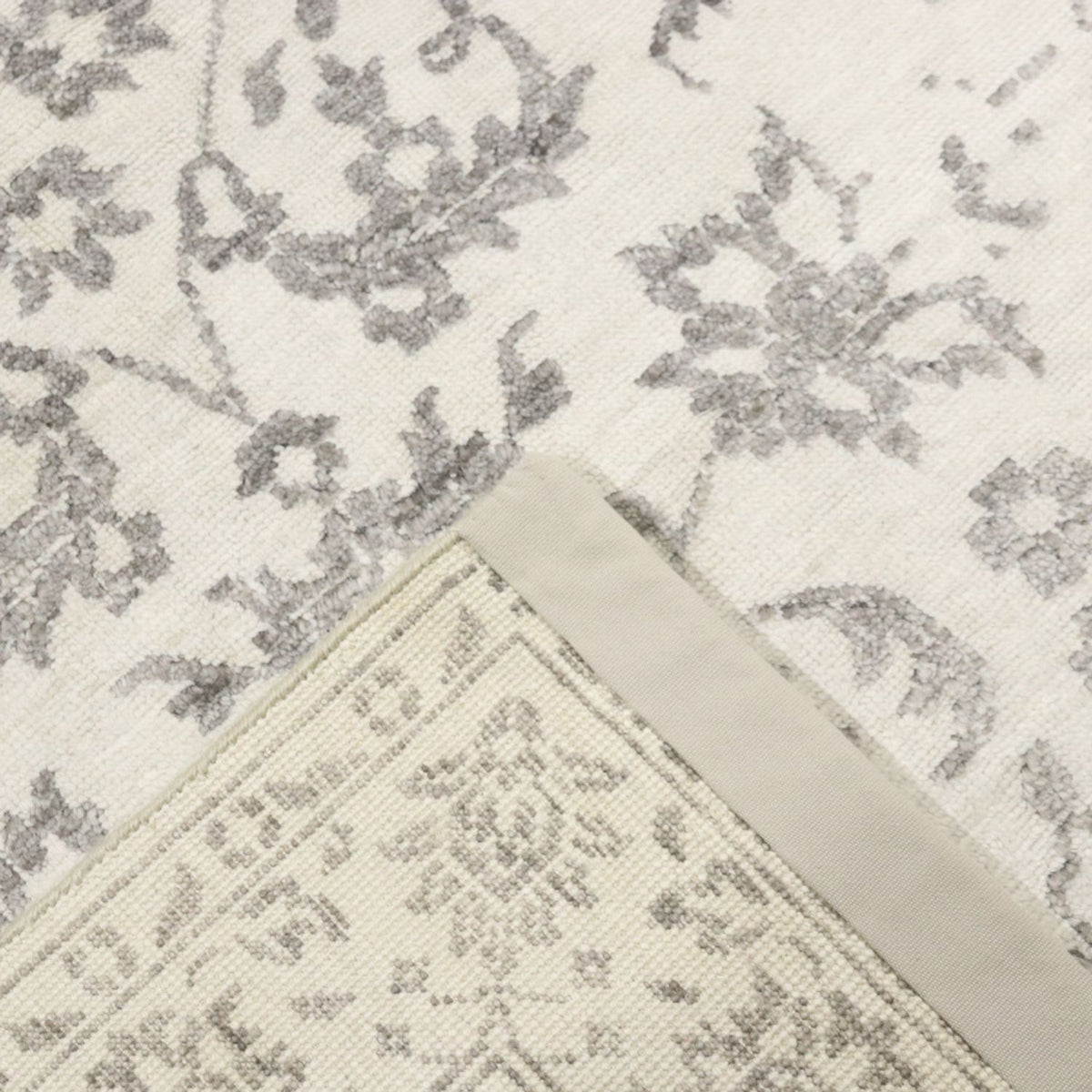 Designermatta - 204 x 148 cm - grått