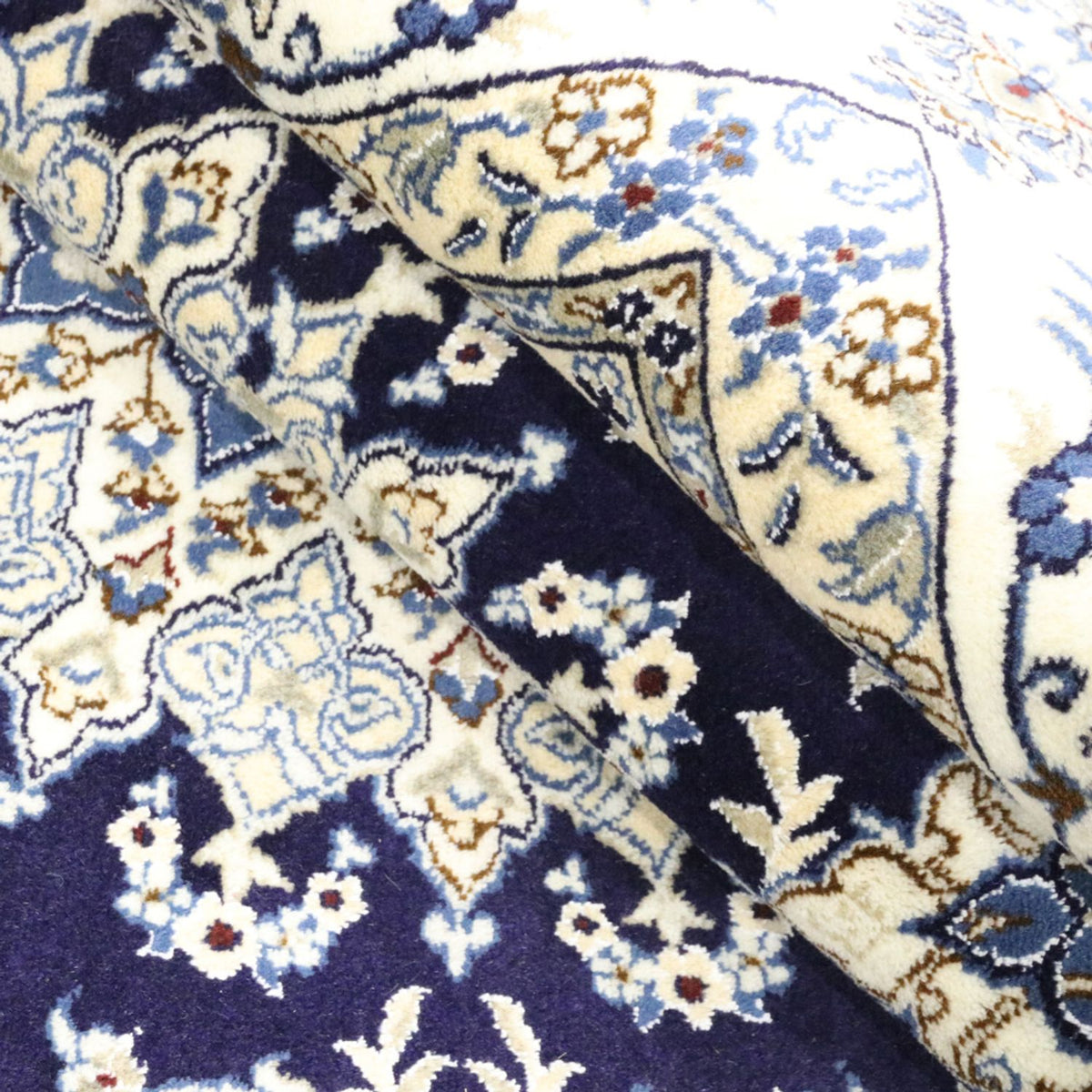 Persisk matta - Nain - 297 x 240 cm - mörkblå