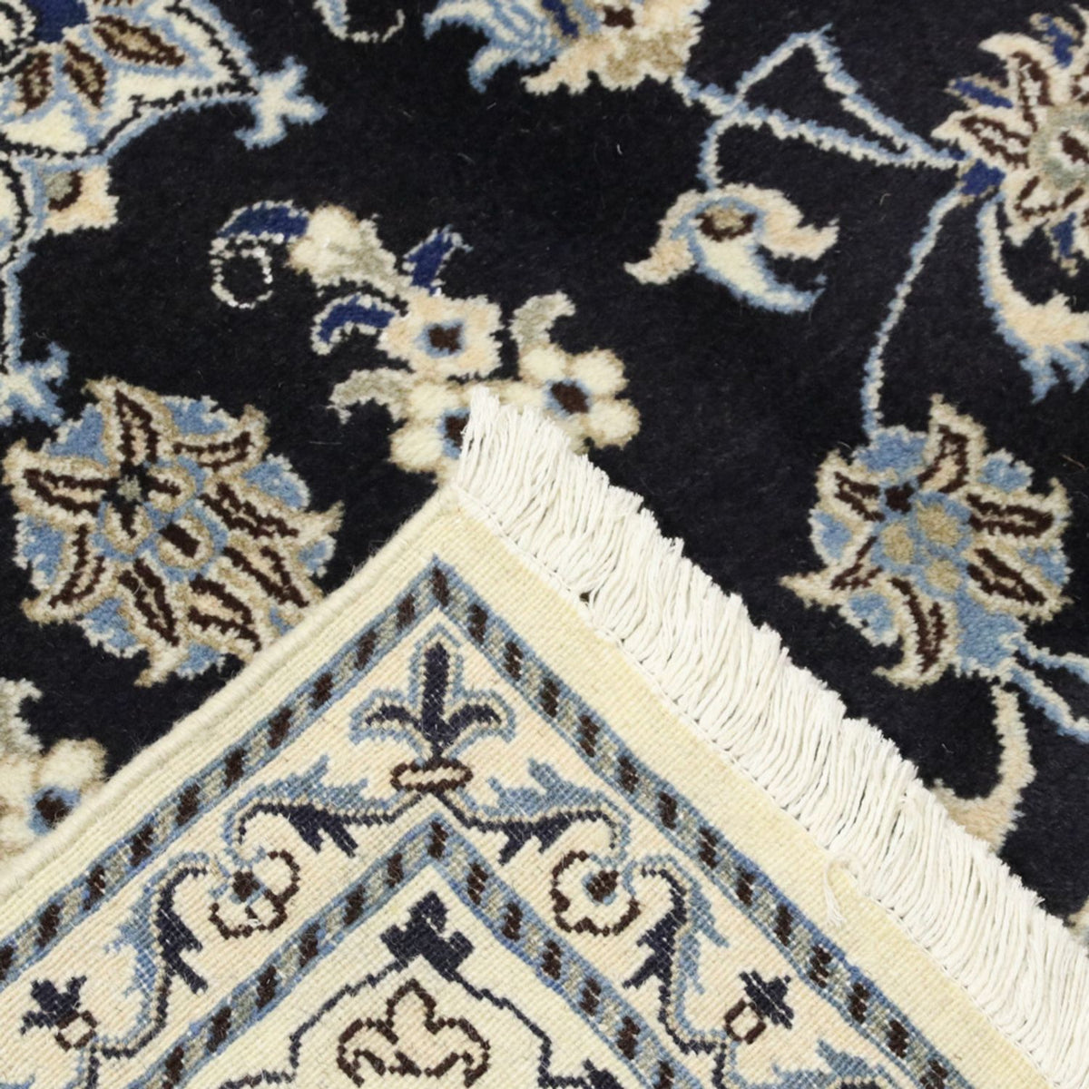 Persisk matta - Nain - 294 x 194 cm - mörkblå