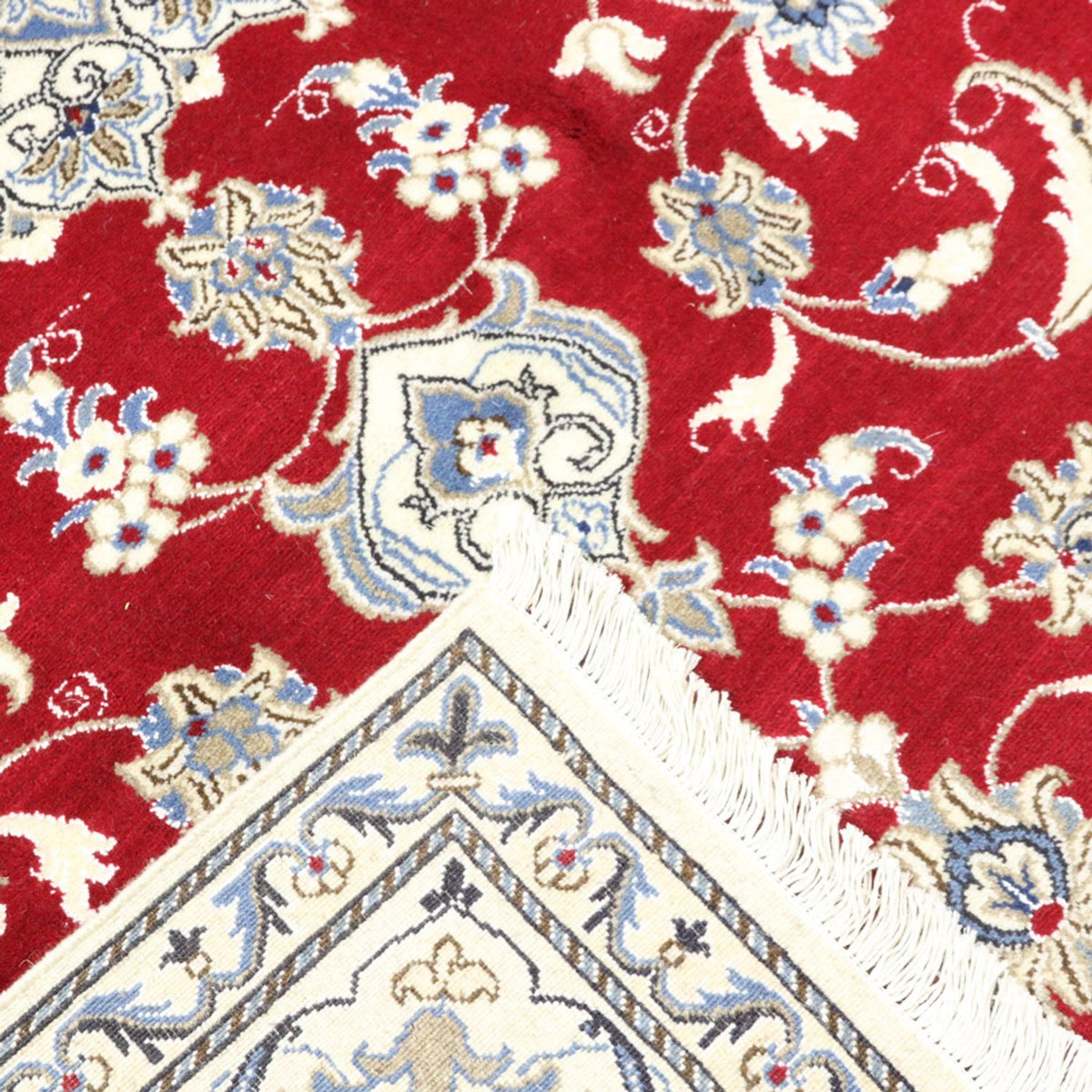 Persisk matta - Nain - 292 x 194 cm - röd