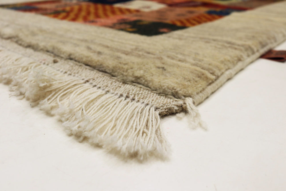 Gabbeh Teppich - Loribaft Indus - 127 x 85 cm - mehrfarbig