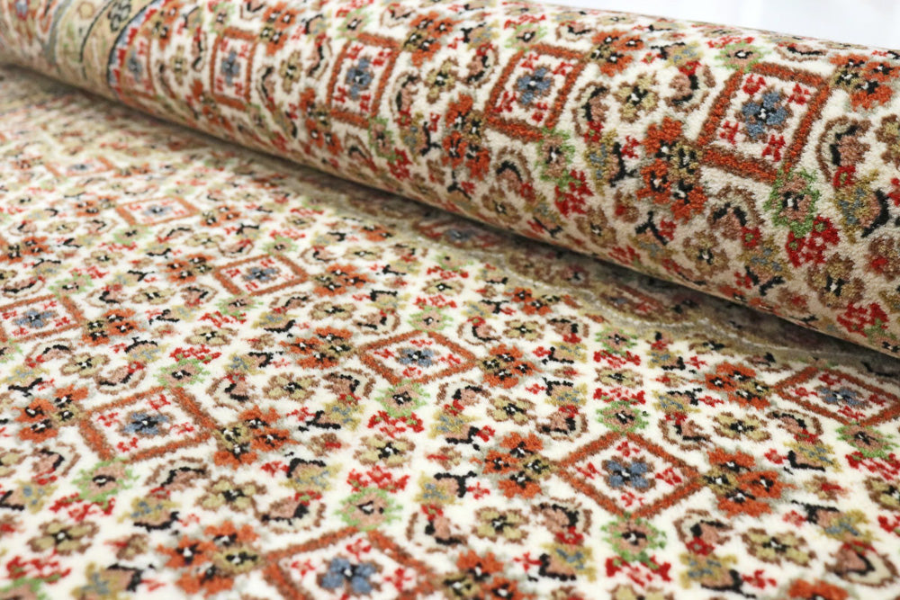 Orientteppich - Täbriz rund  - 150 x 150 cm - sand