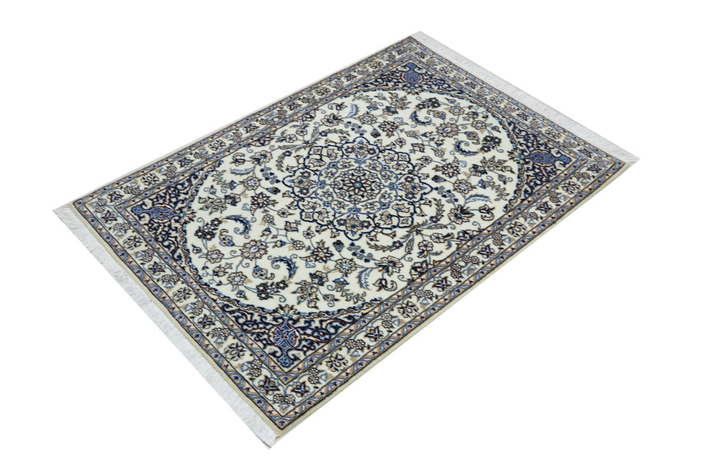 Persisk matta - Nain - Premium - 148 x 100 cm - grädde