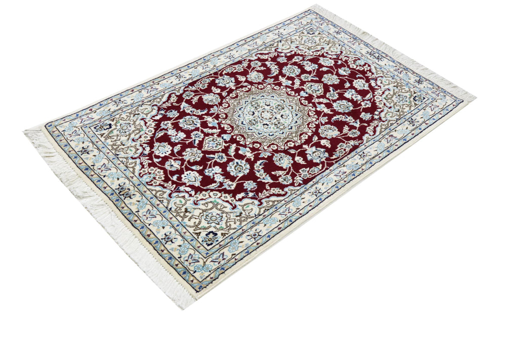 Perserteppich - Nain - Premium - 152 x 95 cm - rot