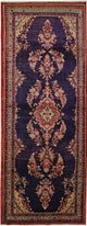 Runner Persisk matta - Nomadic - 313 x 127 cm - mörkblå