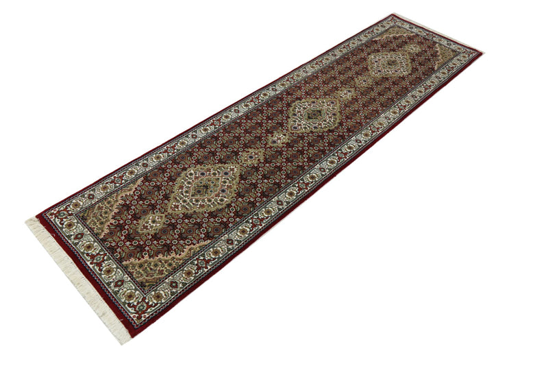 Läufer Orient - Täbriz - 302 x 80 cm - dunkelbeige