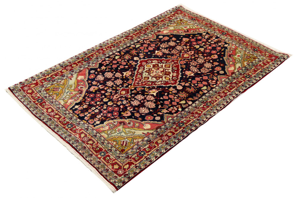 Persisk matta - Nomadic - 166 x 108 cm - mörkblå