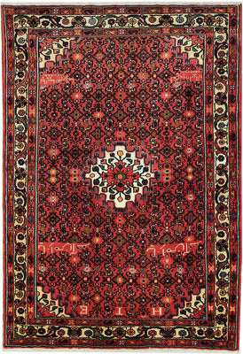 Perserteppich - Nomadic - 205 x 145 cm - rot