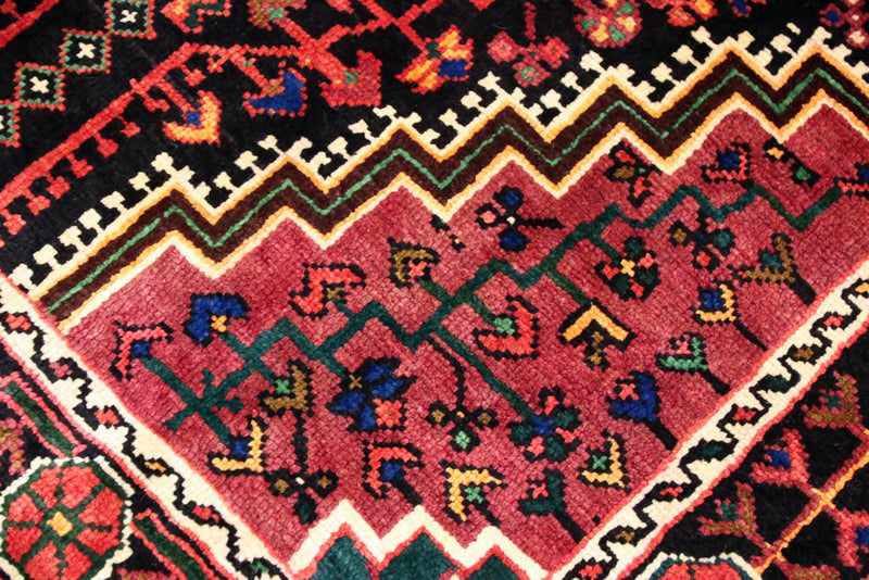 Perserteppich - Nomadic - 200 x 128 cm - dunkelrot