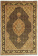 Persisk matta - Tabriz - Royal - 148 x 101 cm - mörk beige