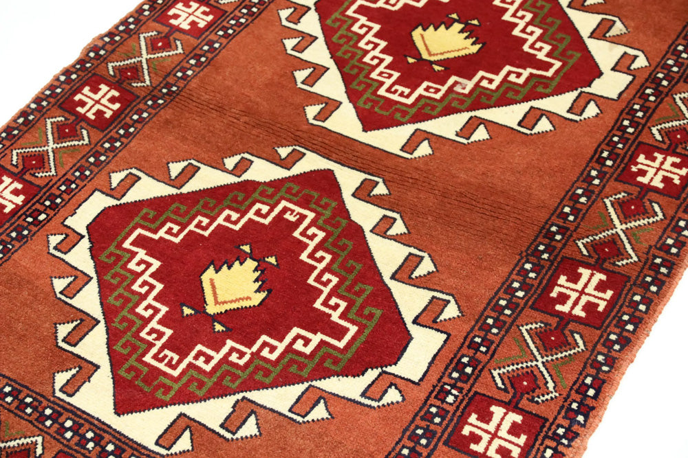 Perserteppich - Nomadic - 150 x 105 cm - terrakotta