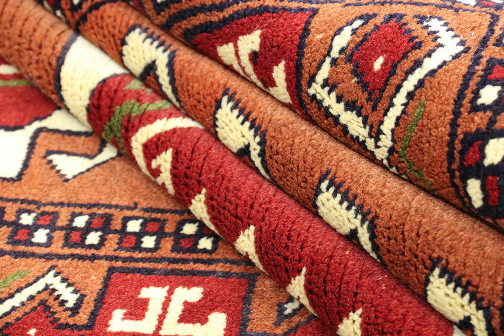 Perserteppich - Nomadic - 150 x 105 cm - terrakotta