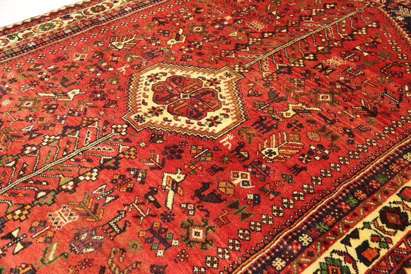 Perserteppich - Nomadic - 308 x 212 cm - rot