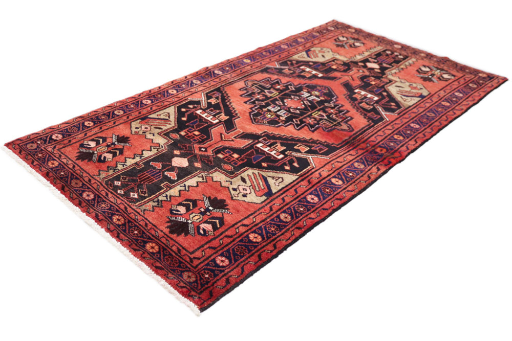 Runner Persisk matta - Nomadic - 216 x 111 cm - mörkblå