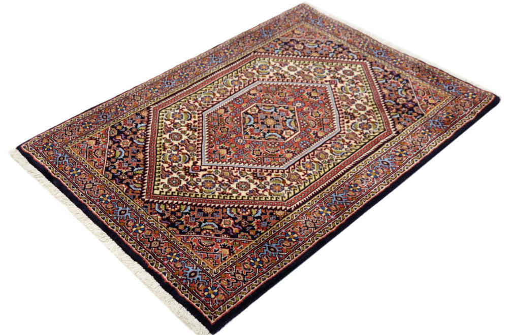 Persisk matta - Bijar - 104 x 75 cm - rost