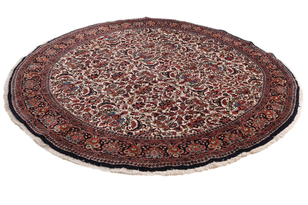 Persisk matta - Bijar runt  - 205 x 202 cm - rost