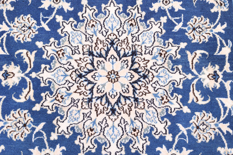 Perserteppich - Nain - 211 x 122 cm - blau