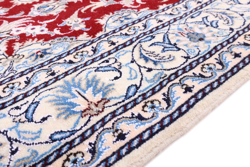 Perserteppich - Nain - 231 x 167 cm - rot