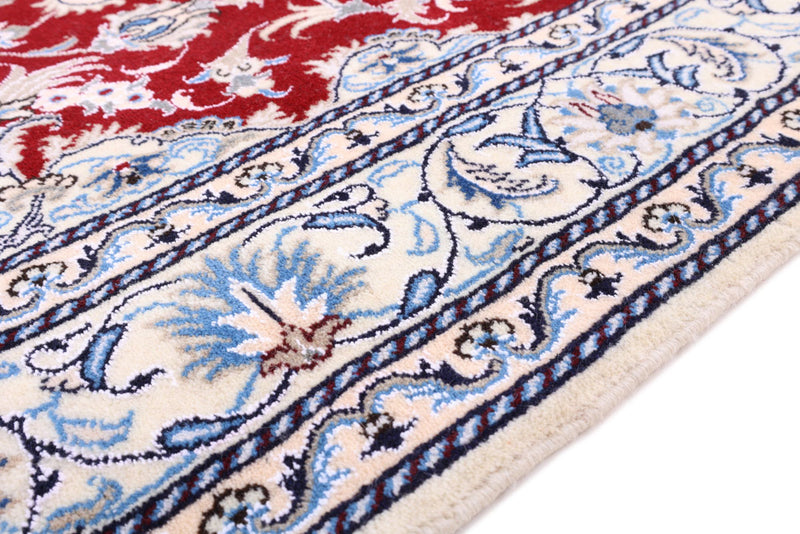 Perserteppich - Nain - 231 x 167 cm - rot