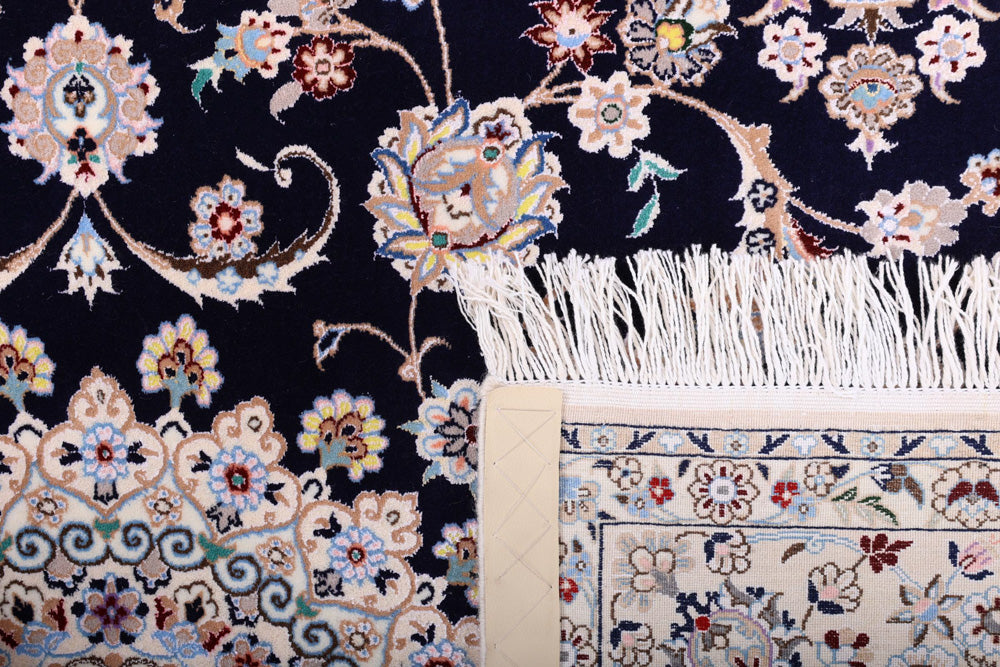 Perserteppich - Nain - Premium - 240 x 154 cm - dunkelblau