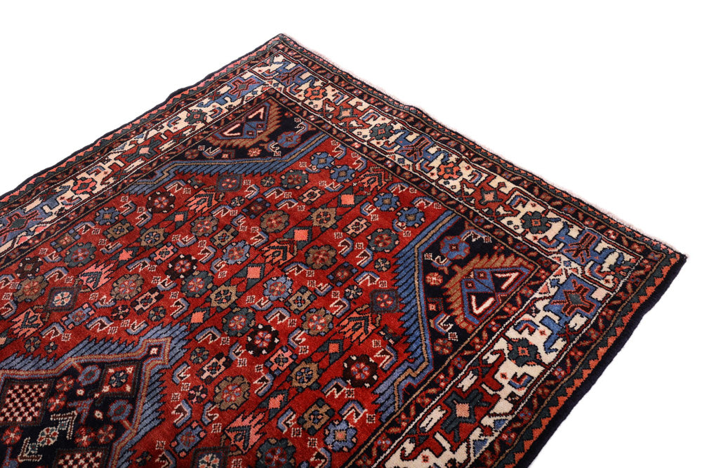 Perserteppich - Nomadic - 225 x 130 cm - dunkelrot