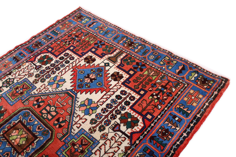 Perserteppich - Nomadic - 205 x 135 cm - mehrfarbig