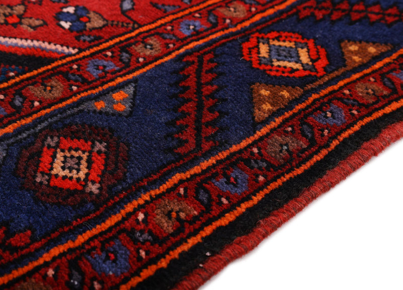 Perserteppich - Nomadic - 205 x 140 cm - dunkelrot