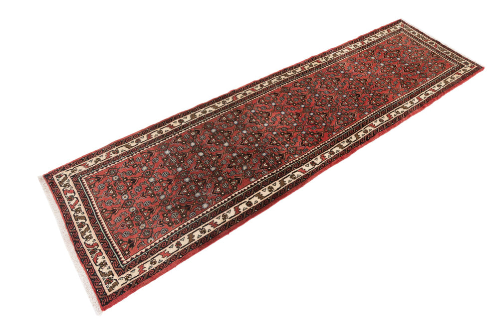 Runner Persisk matta - Nomadic - 280 x 80 cm - mörkröd