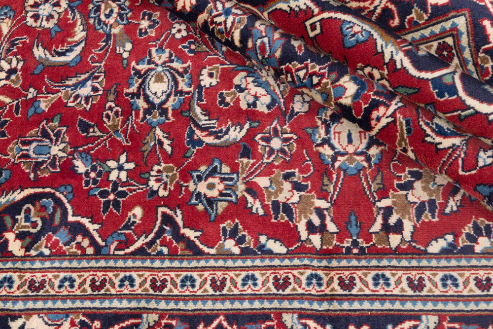 Perserteppich - Keshan - 344 x 252 cm - rot