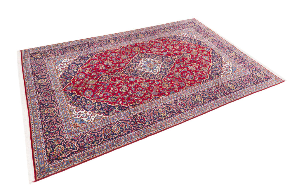 Perserteppich - Keshan - 345 x 233 cm - rot