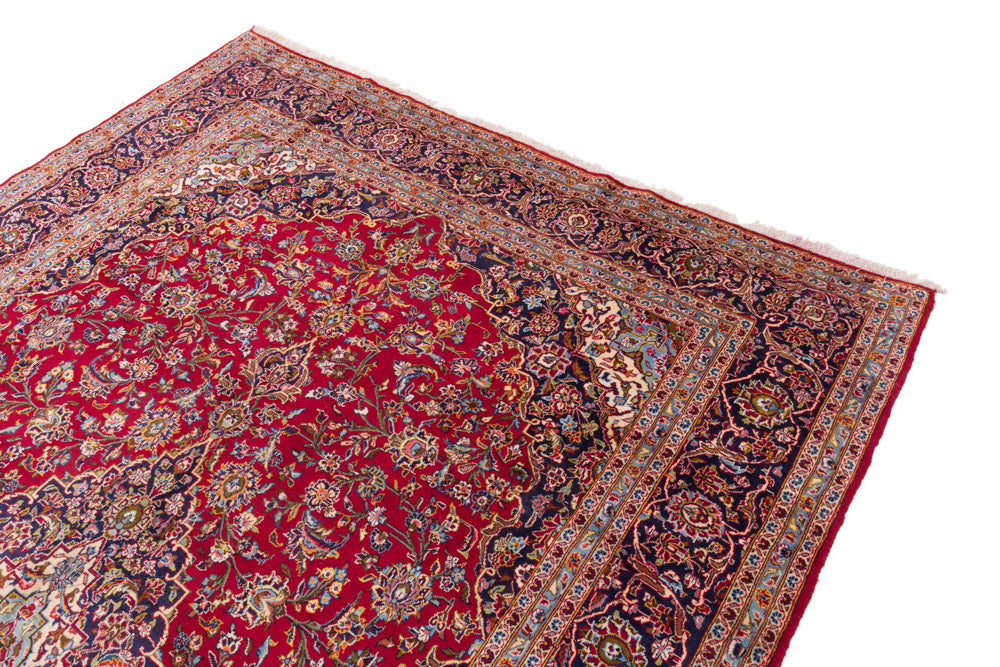Persiska mattor - Keshan - 420 x 300 cm - röd