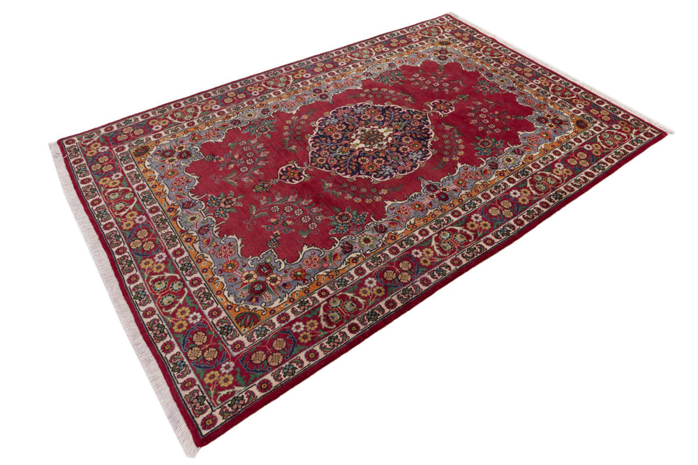 Persisk matta - Tabriz - 305 x 210 cm - röd
