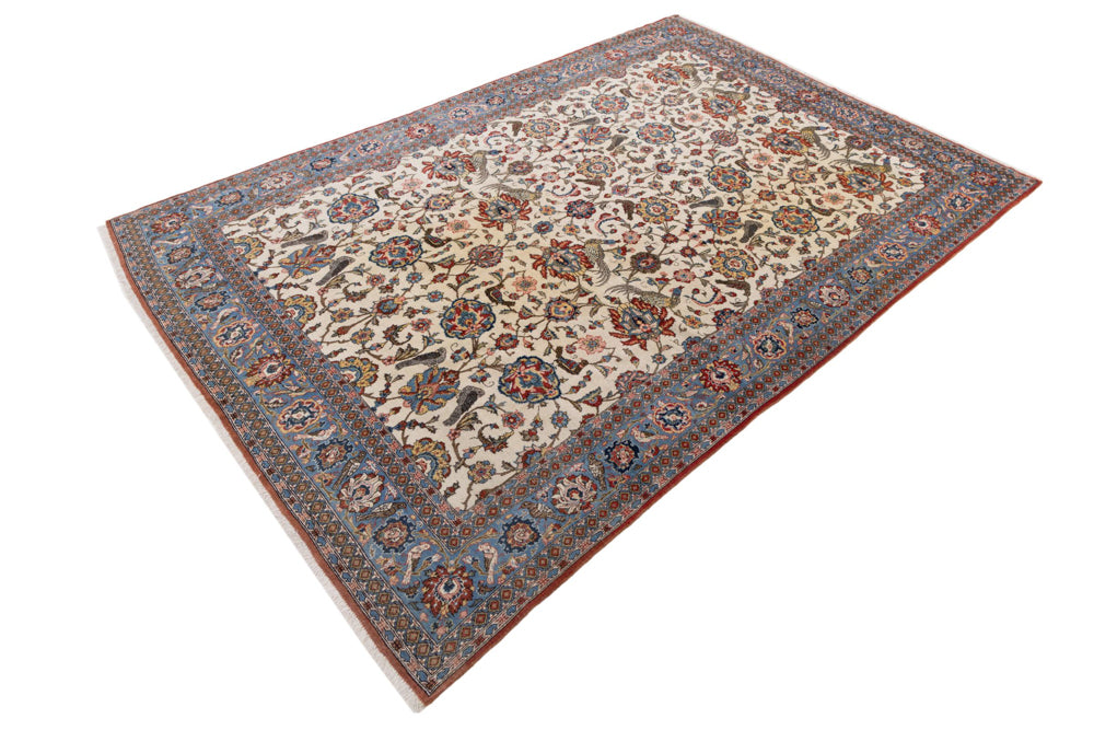 Persisk matta - Ghom - 330 x 220 cm - sand