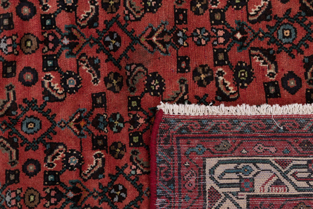 Perserteppich - Nomadic - 190 x 146 cm - dunkelrot