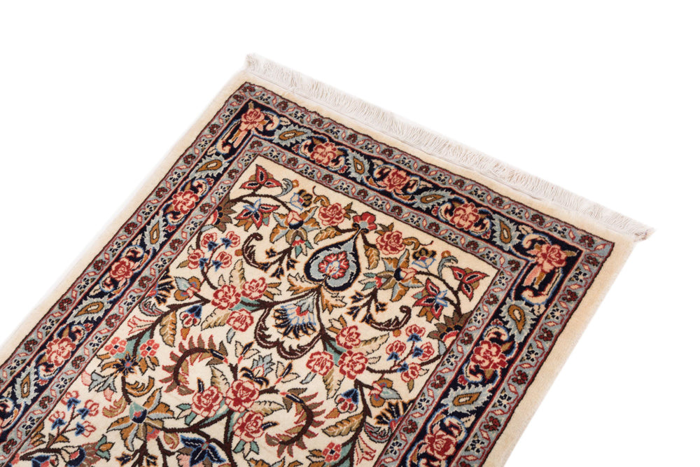 Läufer Perser - Ghom - 210 x 80 cm - creme