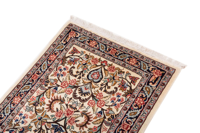 Läufer Perser - Ghom - 210 x 80 cm - creme