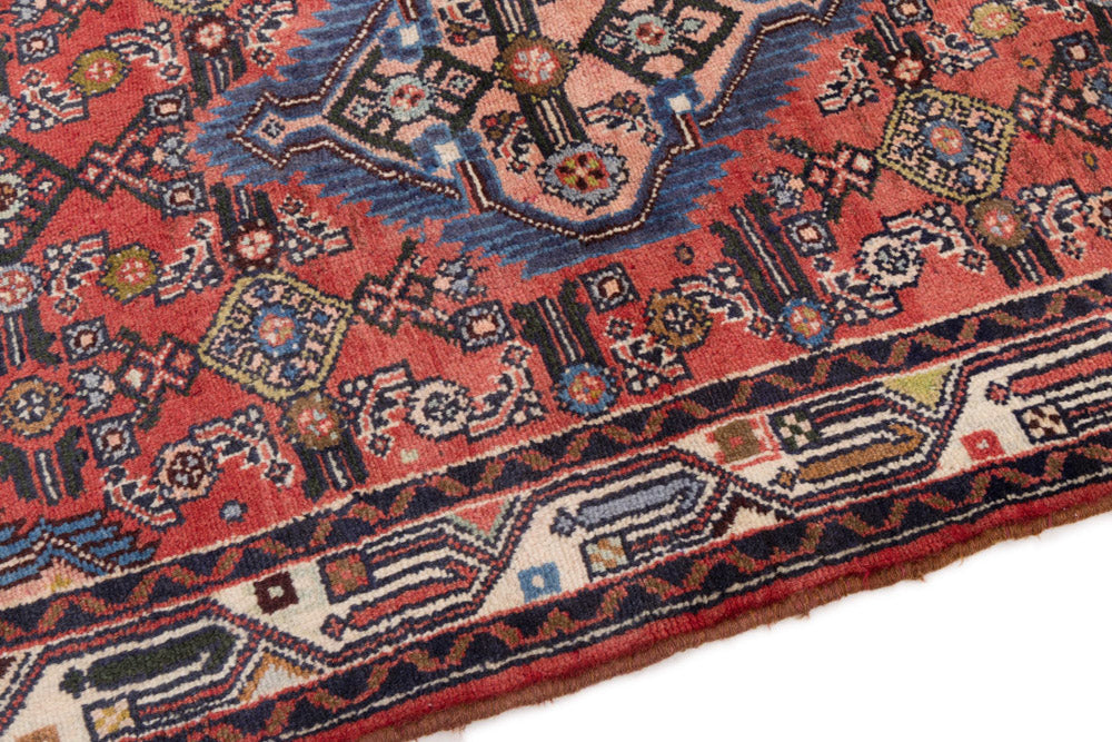 Perserteppich - Nomadic - 118 x 78 cm - dunkelrot