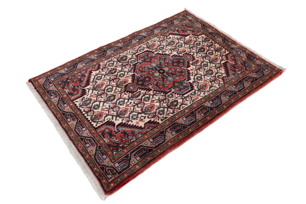 Perserteppich - Nomadic - 120 x 82 cm - creme