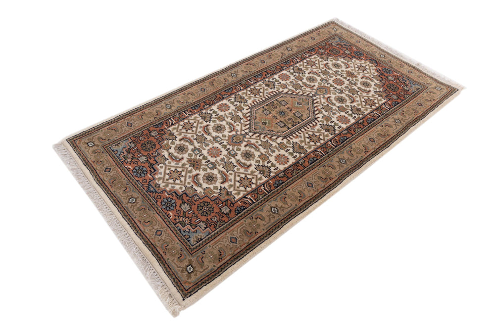 Indo Bidjar Mattan 138x73cm - Oriental Carpet