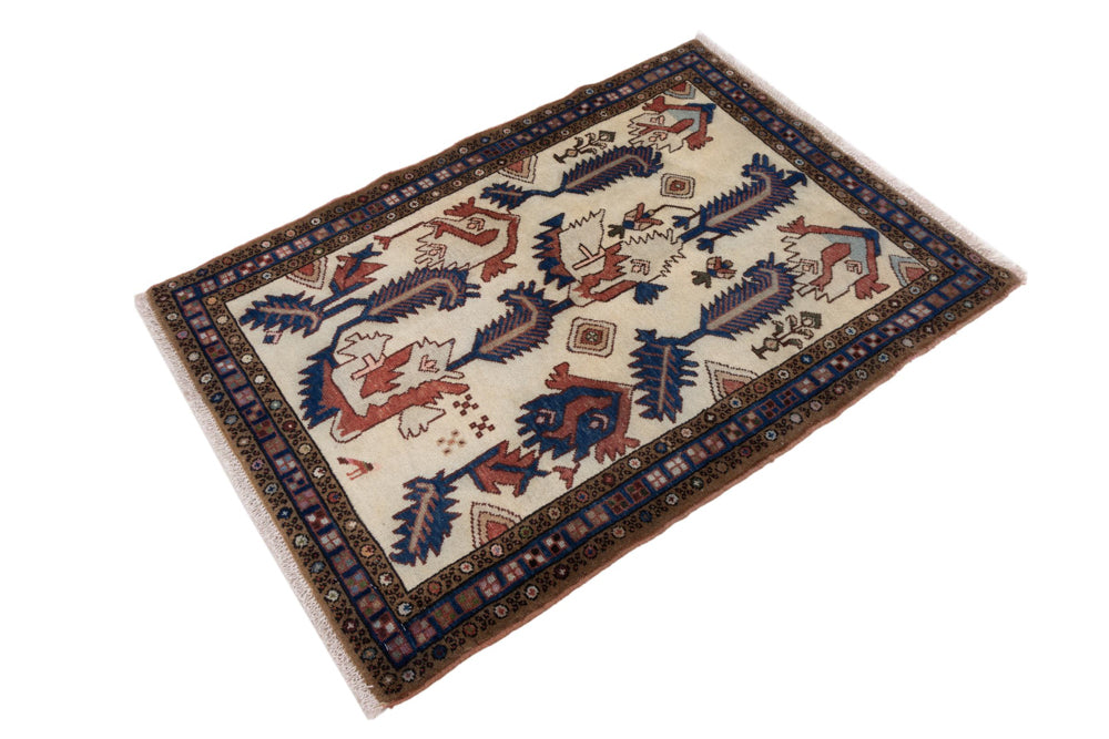 Persisk matta - Tabriz - 115 x 80 cm - flerfärgad